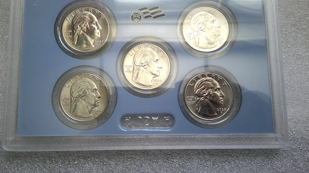 2025 Uncirculated Set, P or D Mints (10 Coins)