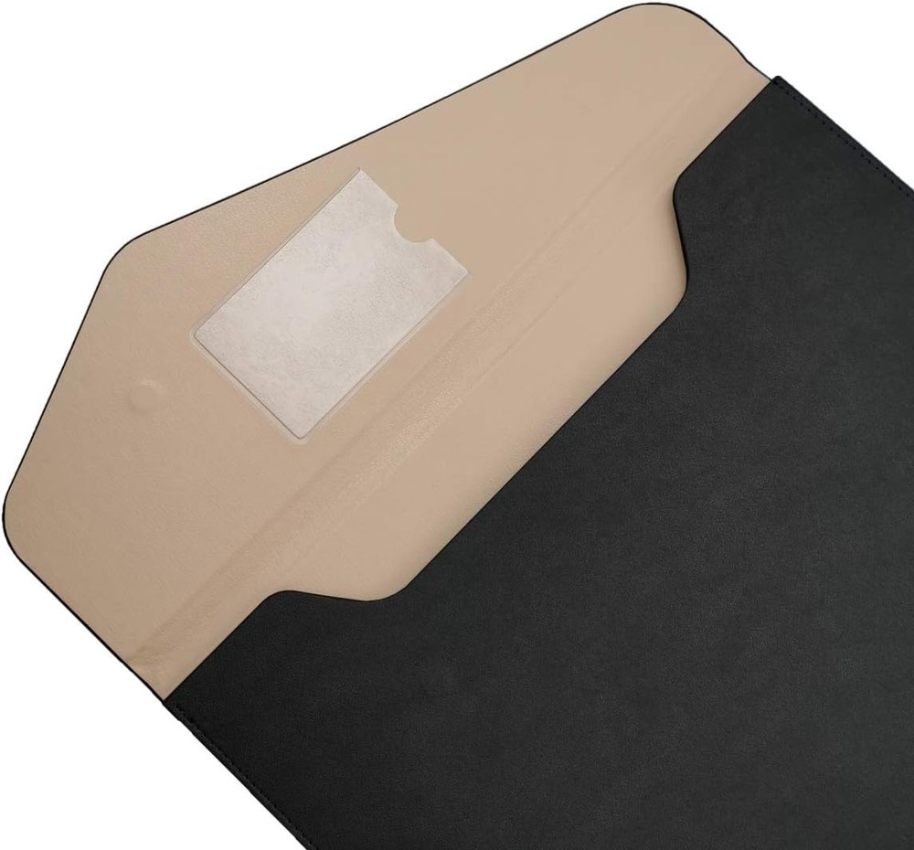 Large Capacity PU Leather Envelope Case for A4 Files - Perfect for Professionals