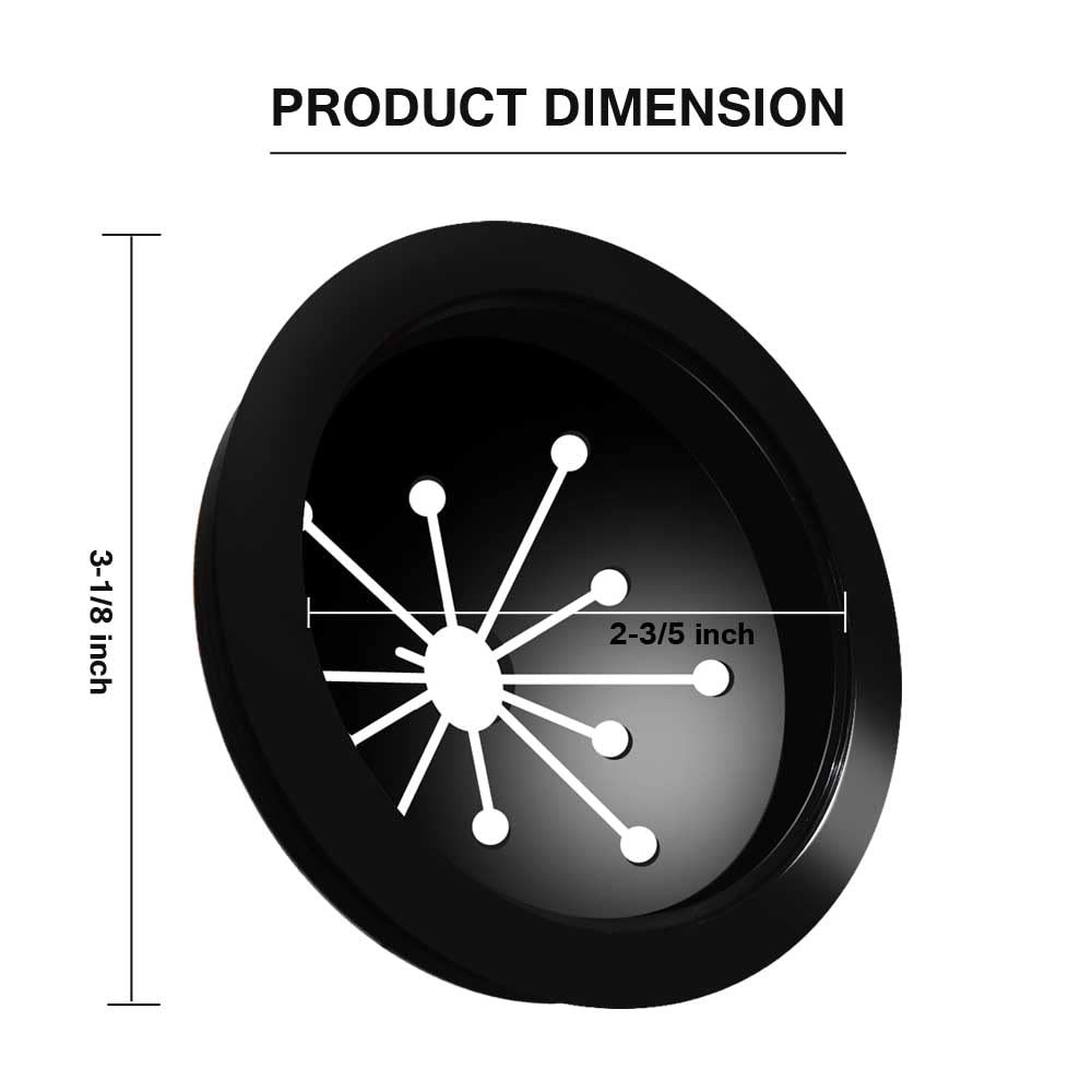 Garbage Disposal Splash Guard Sink Baffle Cover Kitchen Replacement...