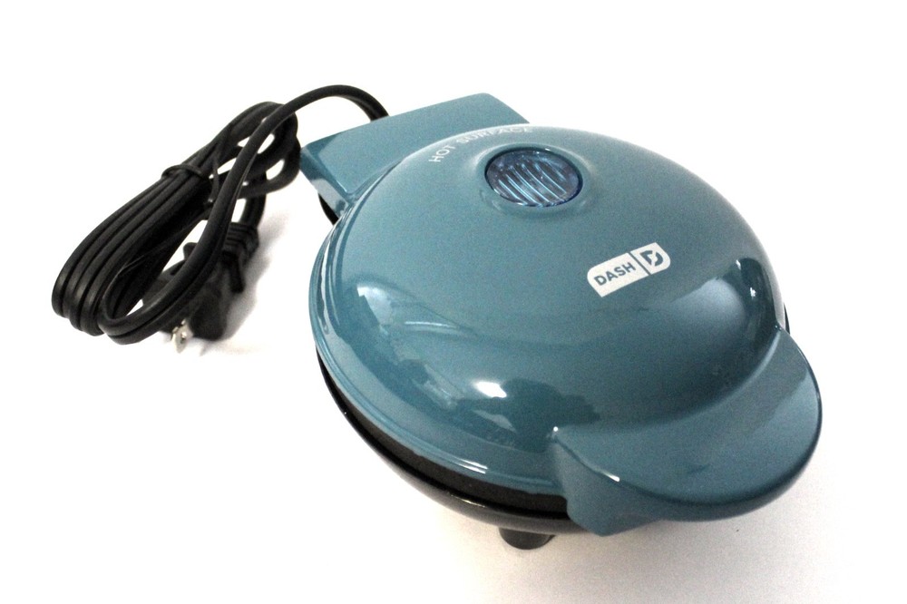 Mini Maker Grill 4" Cooking Surface Nonstick 350 Watts Blue PREOWNED