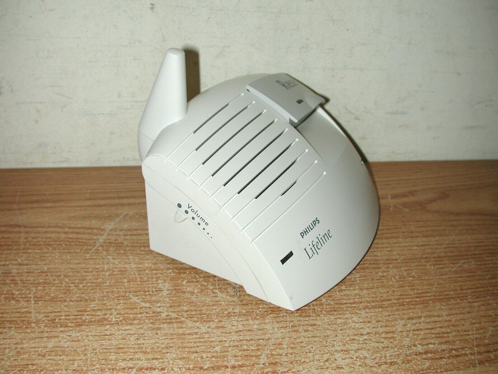 PHILIPS LIFELINE COMMUNICATOR UNIT 6800XT EMERGENCY ALERT SYSTEM W/ ACCESSORIES