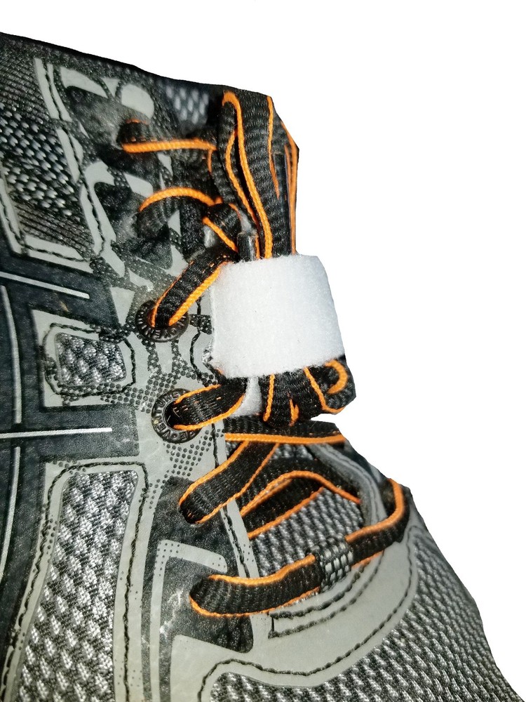 ITC LACEKEEPER 1- White - Keepes Shoe laces tied