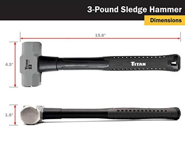 Titan - 3 Lb. Sledge Hammer (63000)