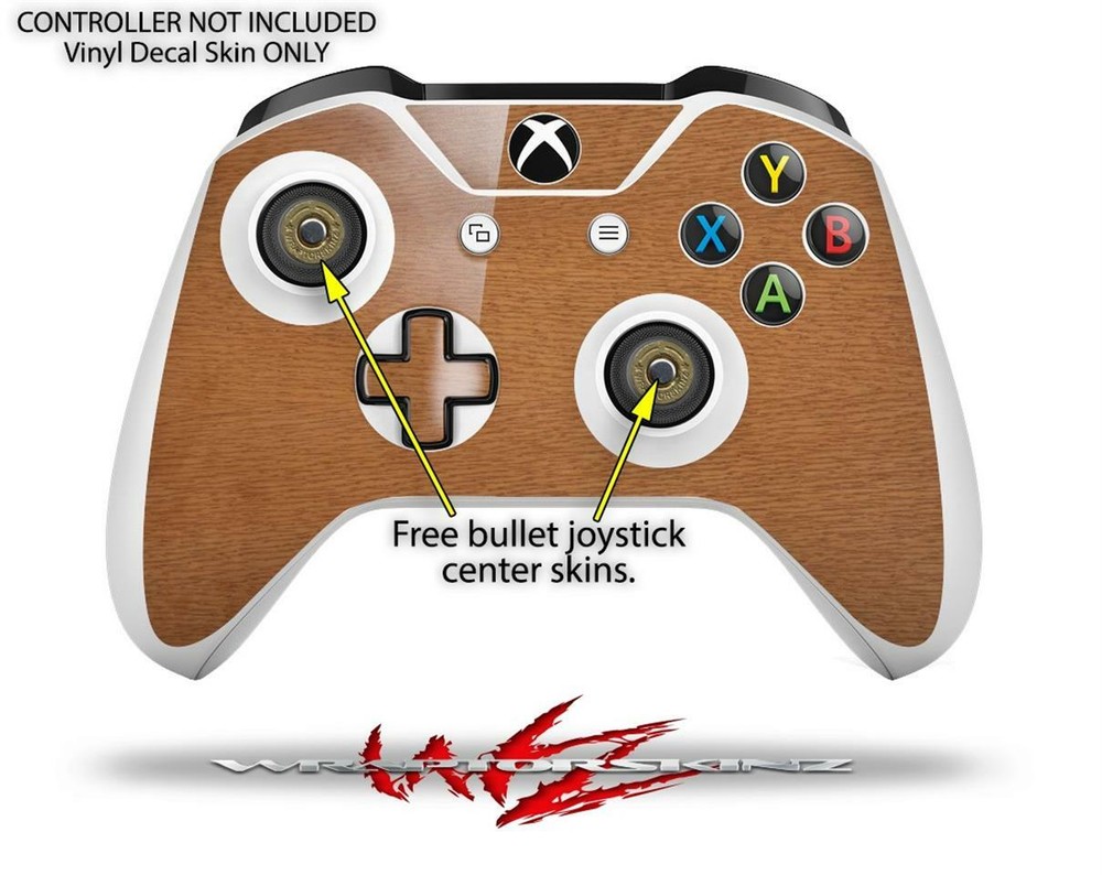 Skin XBOX One S Console Controller Wood Grain - Oak 02