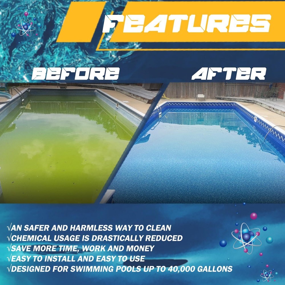 Swimming Pool Ionizer Replacement Chamber for Power Ionizer System 4CH4002-R✨
