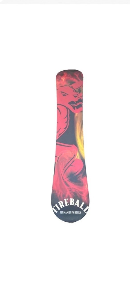 Fireball Whisky Burns Like Hell Limited Edition Display Snowboard