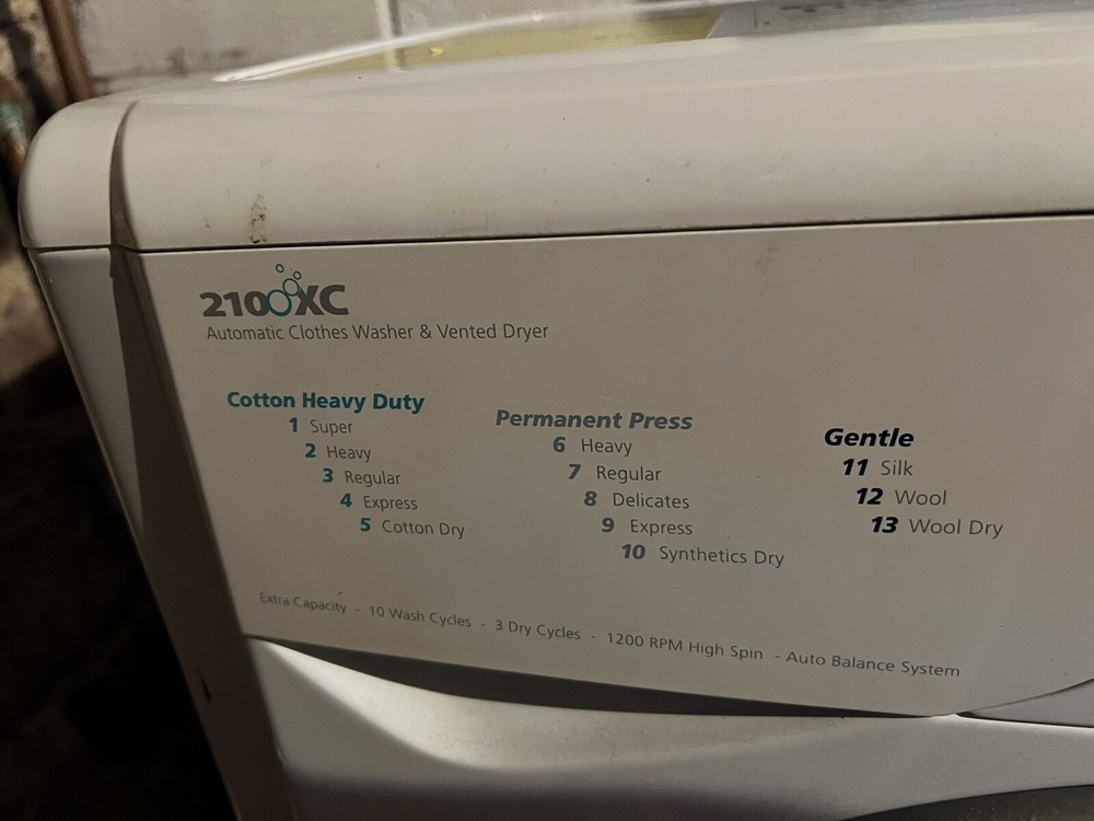 Splendide 2100XC Vented AC Washer-Dryer Combo