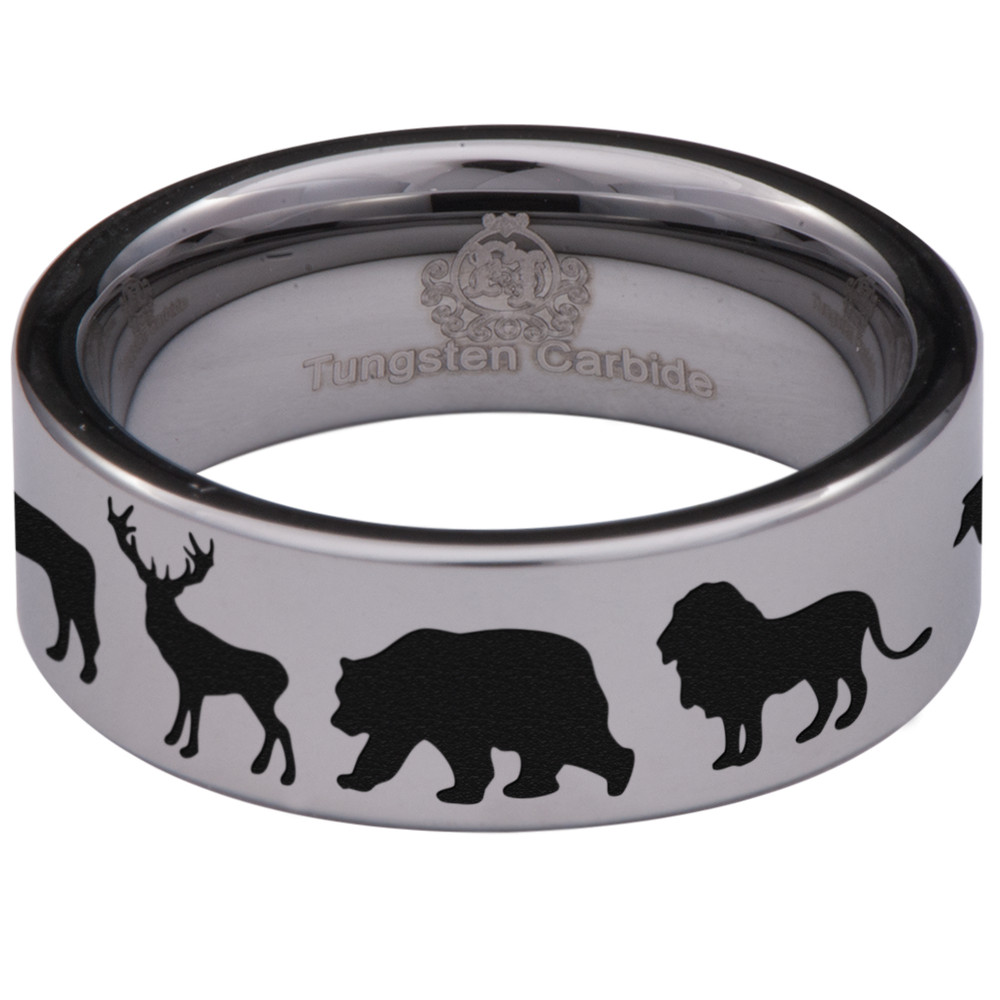 Animal Lovers Tungsten Carbide Ring