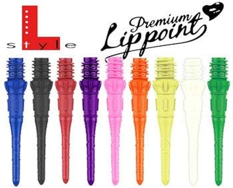 L-Style Premium Lippoint Soft Tip Dart Points – 2BA – Regular – Black – 60 Count
