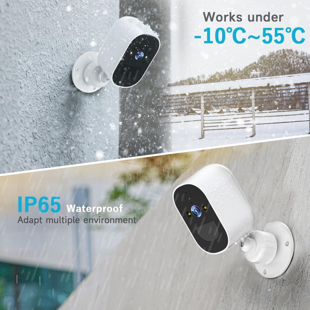 1080P Mini WiFi Camera Wireless Battery Security Camera / Solar Power Camera