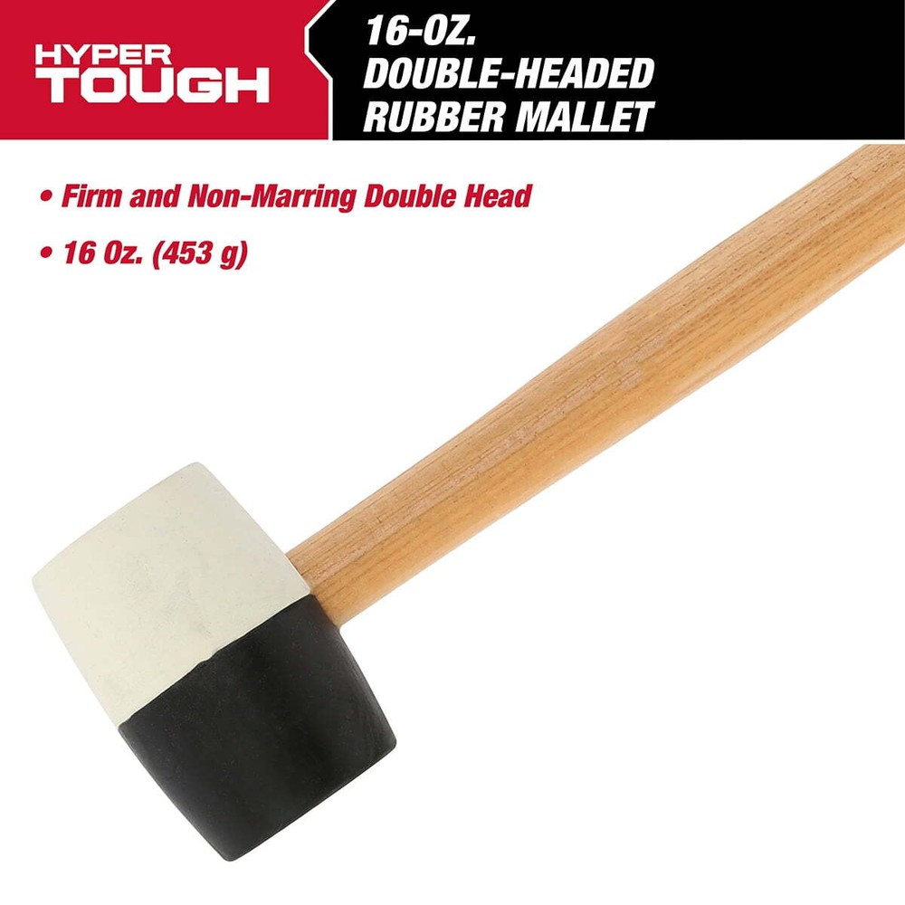 Double Headed Rubber Mallet, Non-Marring Hammer