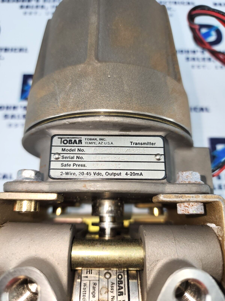TOBAR 75DP12110 Differential Pressure Transmitter 20-45 VDC