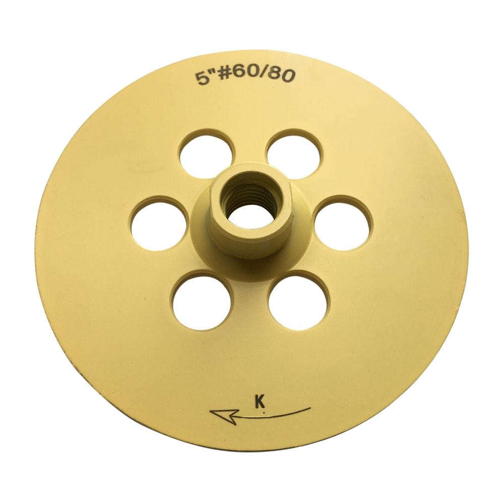 5" Diamond Surface Grinding Wheels for Stone Granite Concrete #60/80 Medium Grit