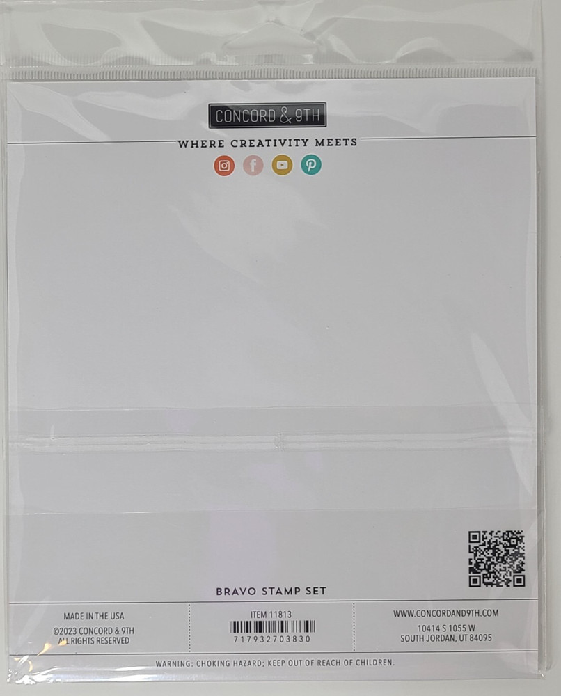 Concord & 9th Bravo Stamp & Die Set