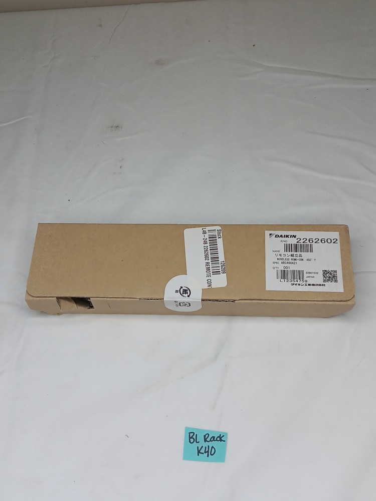 DAIKIN 2262602 WIRELESS REMOTE CONTROLLER ASSY.
