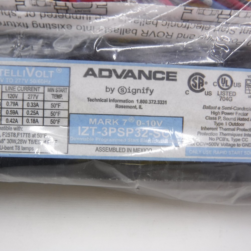 Advance Fluorescent Dimmable Programmable Ballast 120-277V