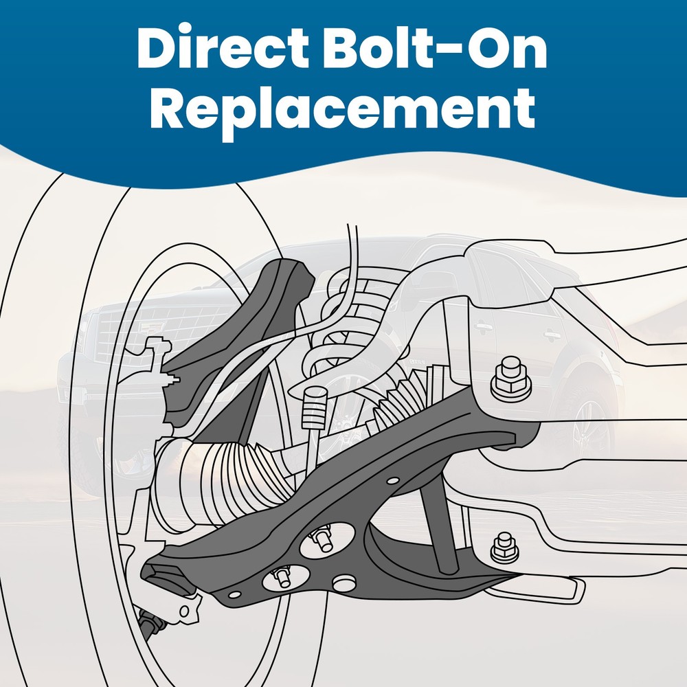 Suspension 2pcs Front Lower Control Arm Left & Right for 2010-2016 Cadillac SRX