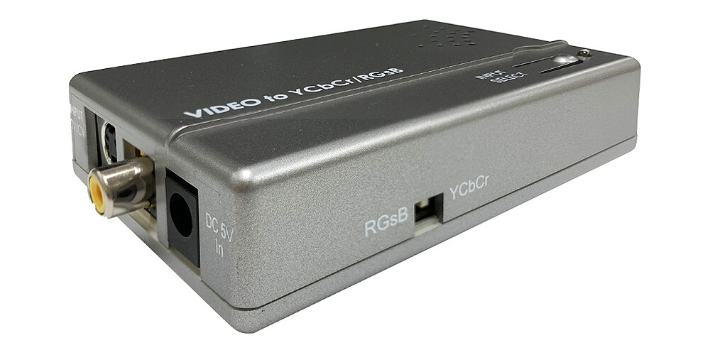Composite RCA S-Video to RGB Component Video Converter