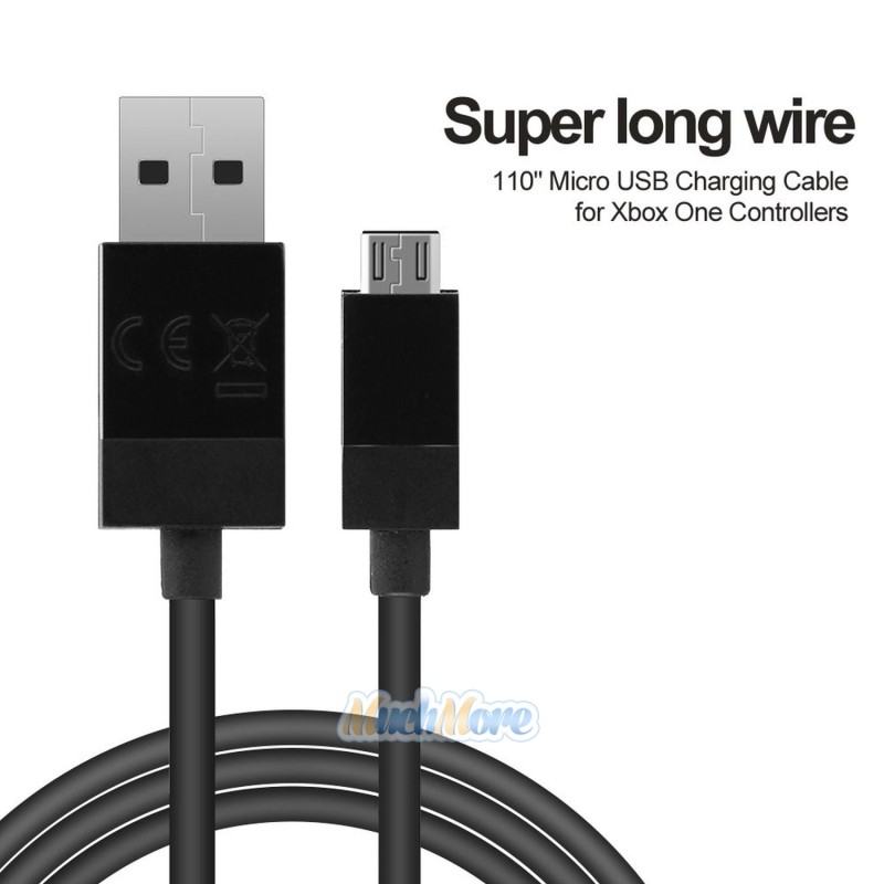 2x Rechargeable Battery Pack For XBOX ONE Wireless Controller Play & Charge Kit