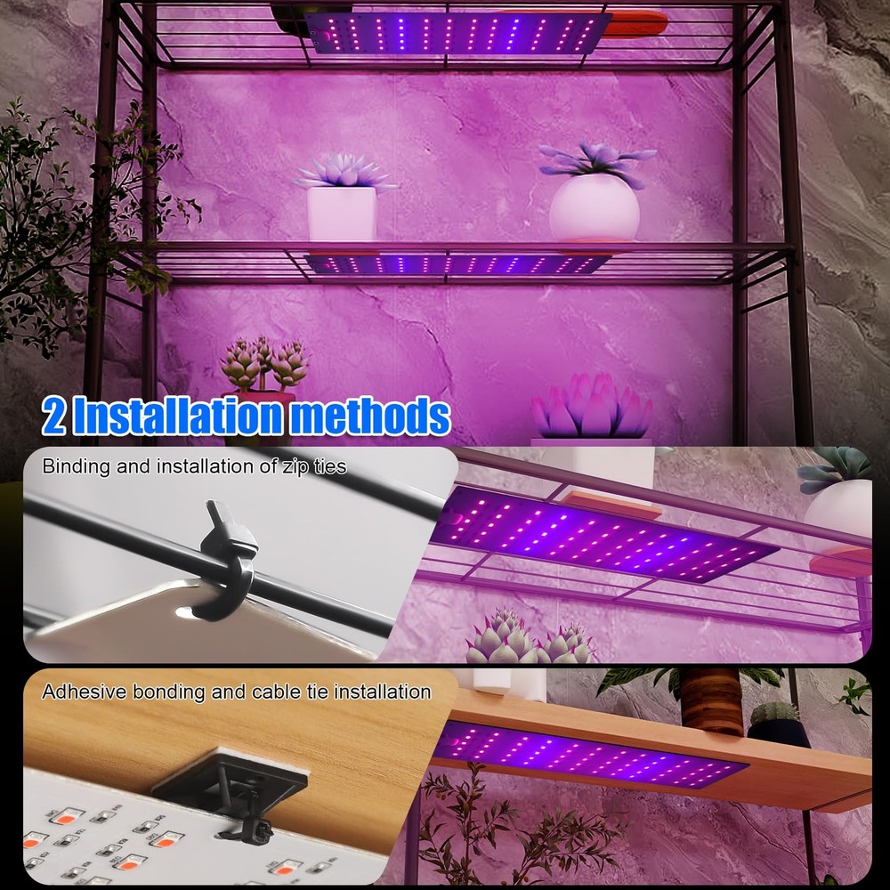 Indoor USB LED Grow Light with Timer for Plant Growth