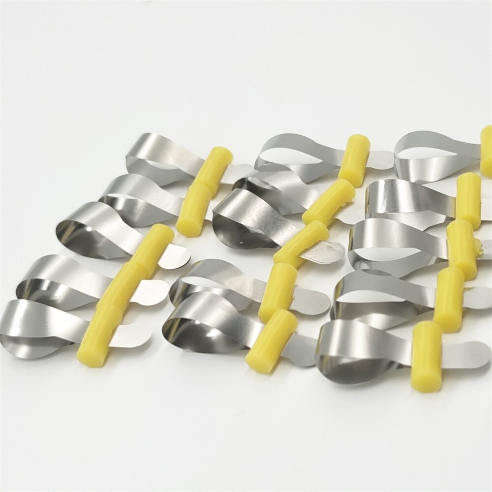 20 Pcs Dental Twin Anterior Matrices Sectional Contoured Polyester Matrix Bands