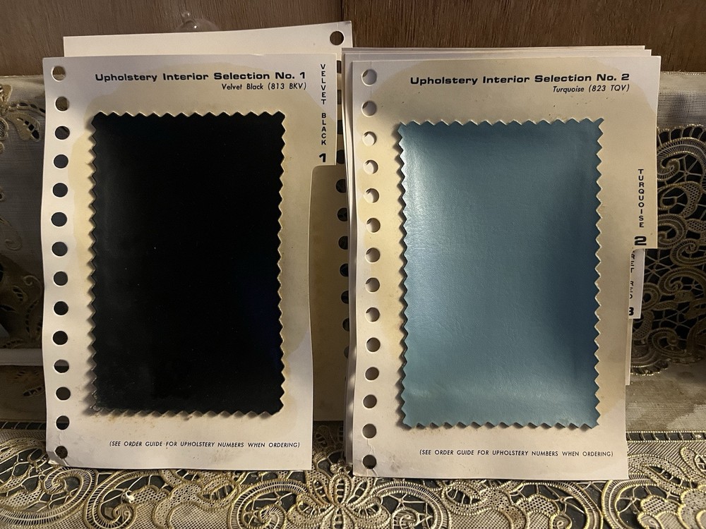 Avanti Interior Upholstery Selections