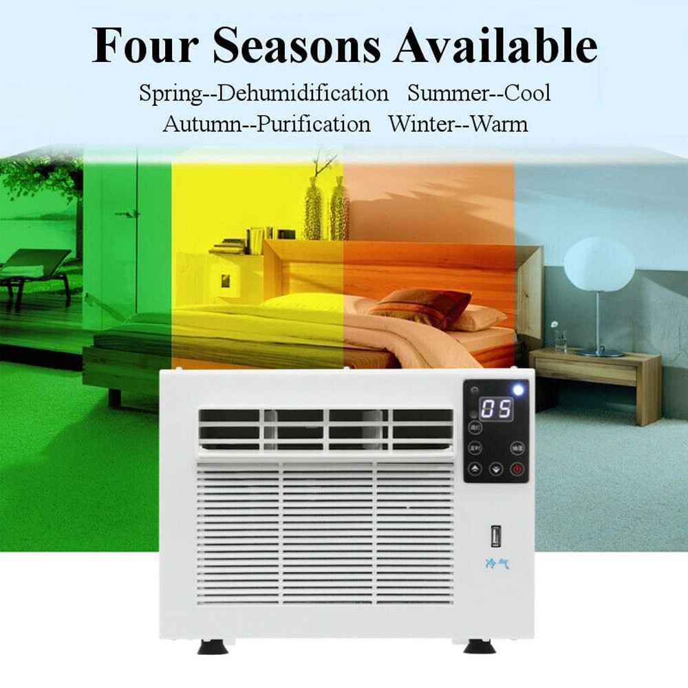 Portable 1100W Refrigerated Air Conditioner Cooler & Warmer With Timer Remote US