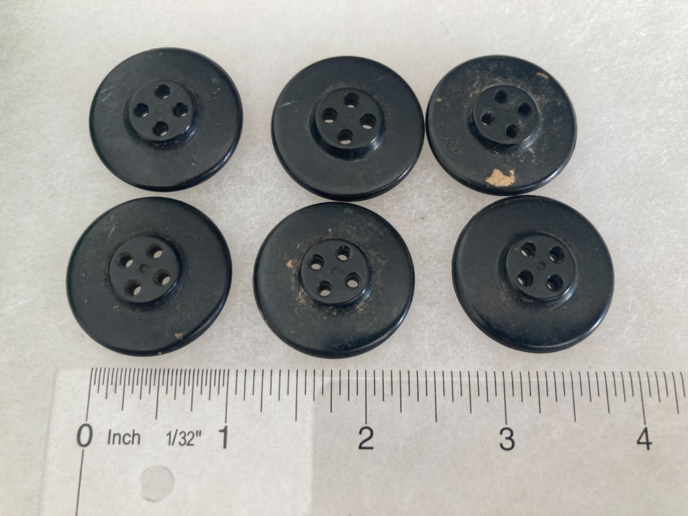 Authentic WWII US Navy USN Peacoat Buttons 4F