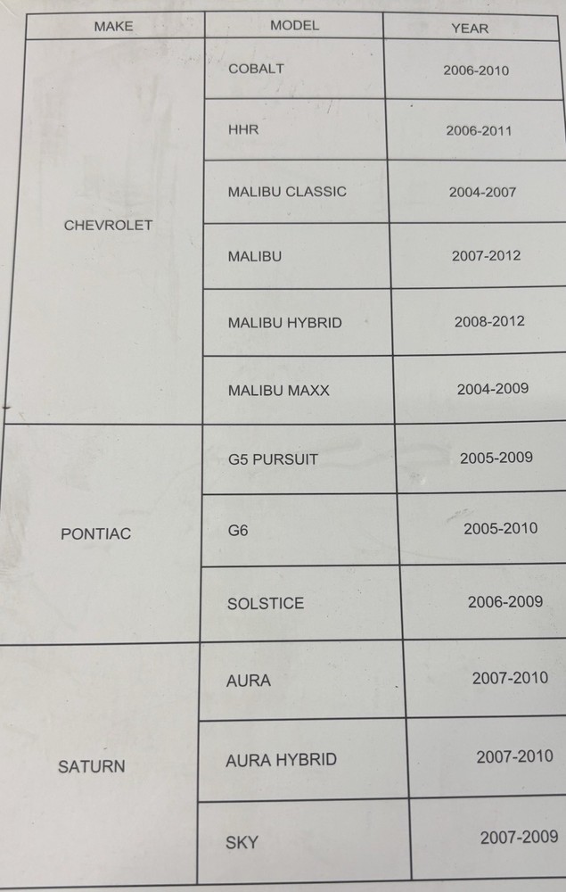 NEW CompuStar / Firstech FT-GM2-DC Remote Starter For Select GM Vehicles