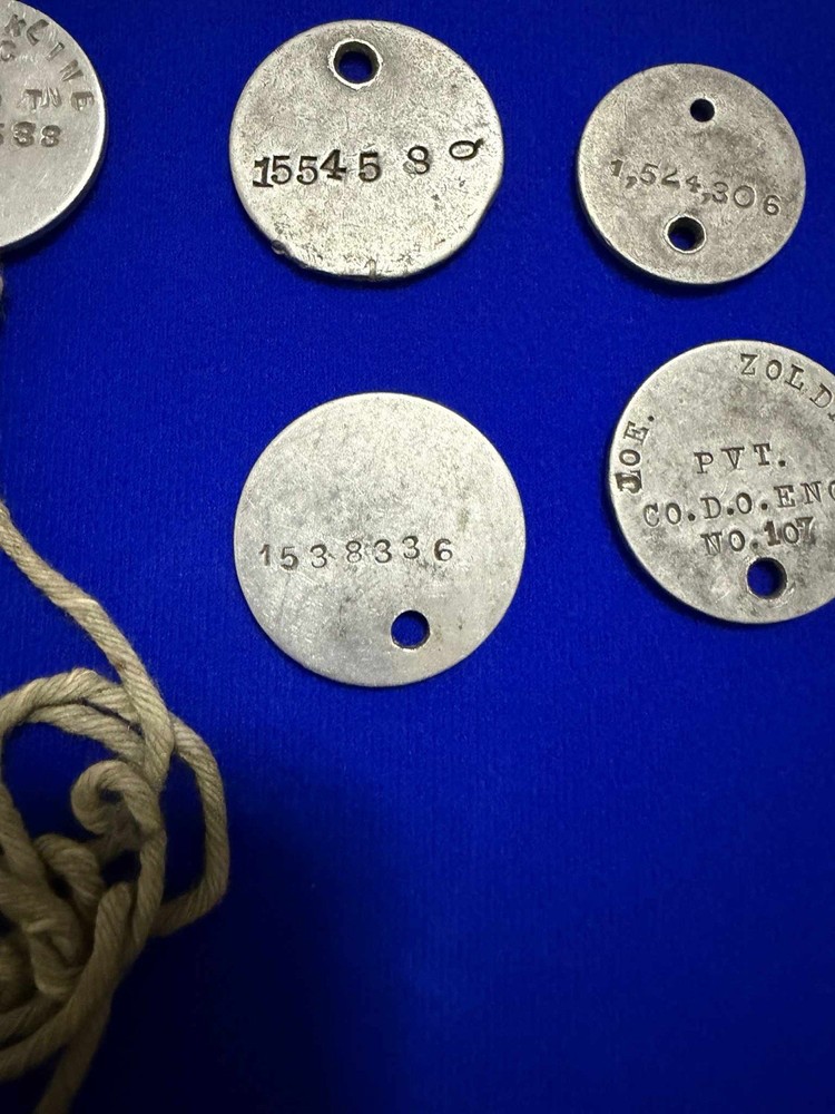 Lot Of Ww1 Dog Tags