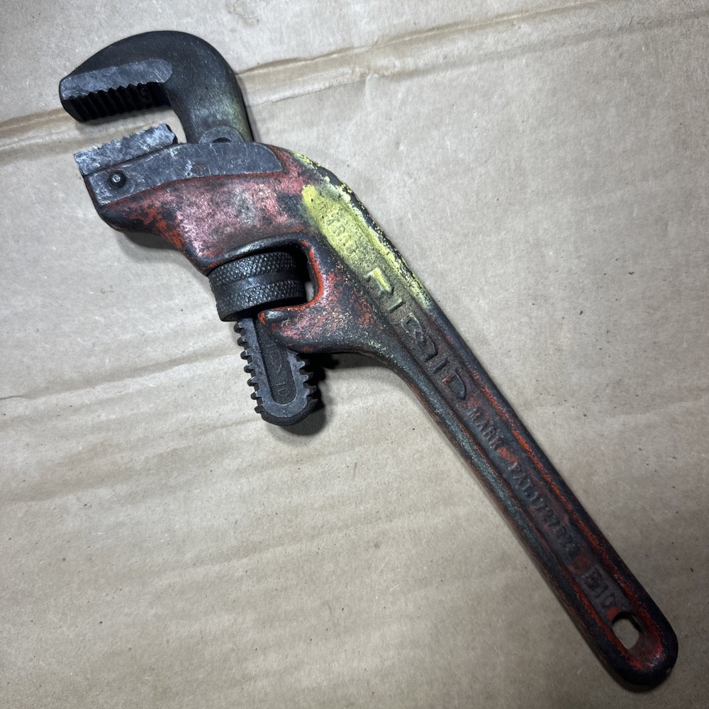 RIDGID E10 Offset Pipe Wrench U.S.A. MADE TOOL, E-10 *FREE  SHIPPING *.