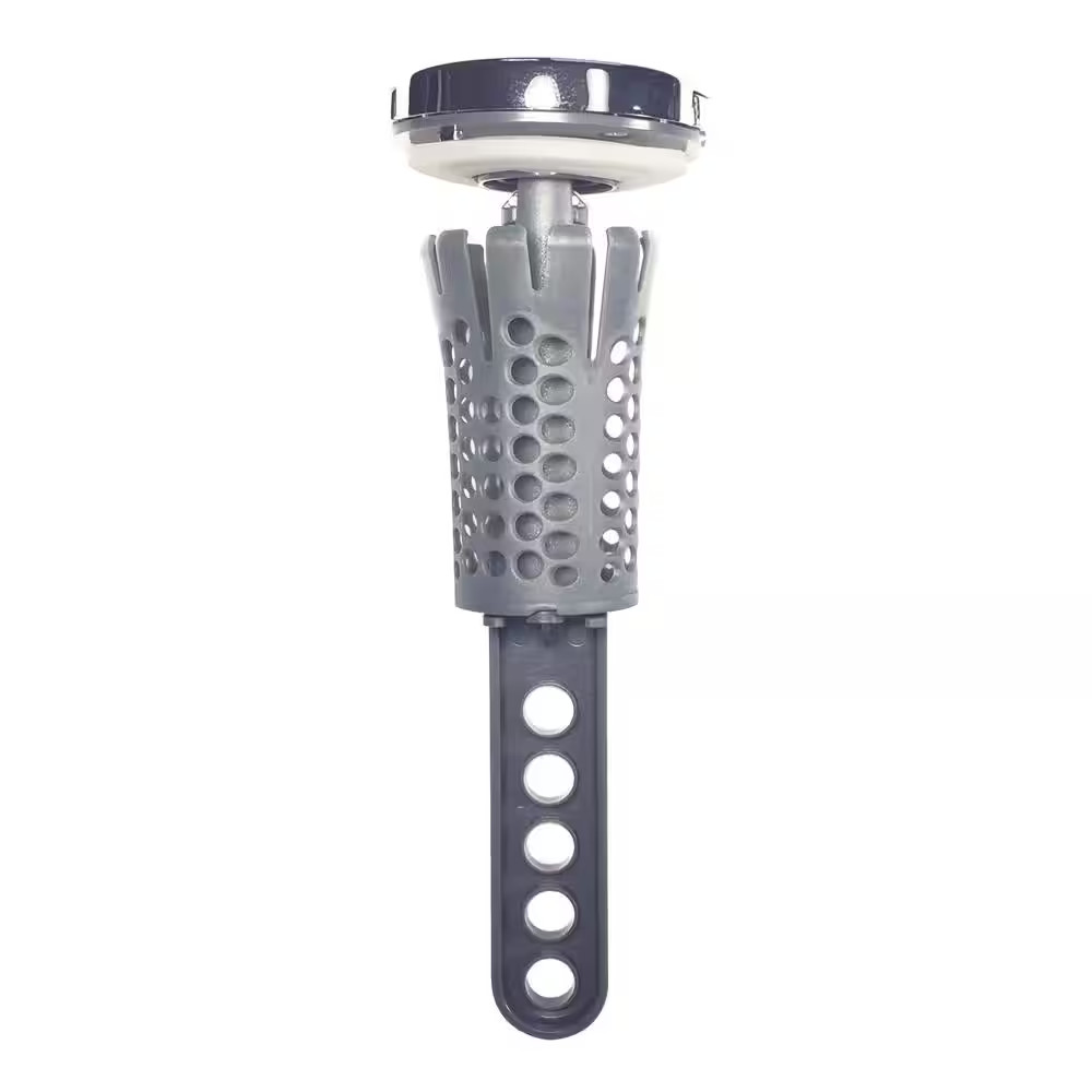 Never-Clog Universal Pop up Stopper in Chrome