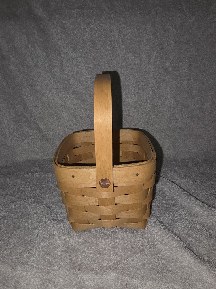 Longaberger Fall Booking Basket with Plastic Protector #10011