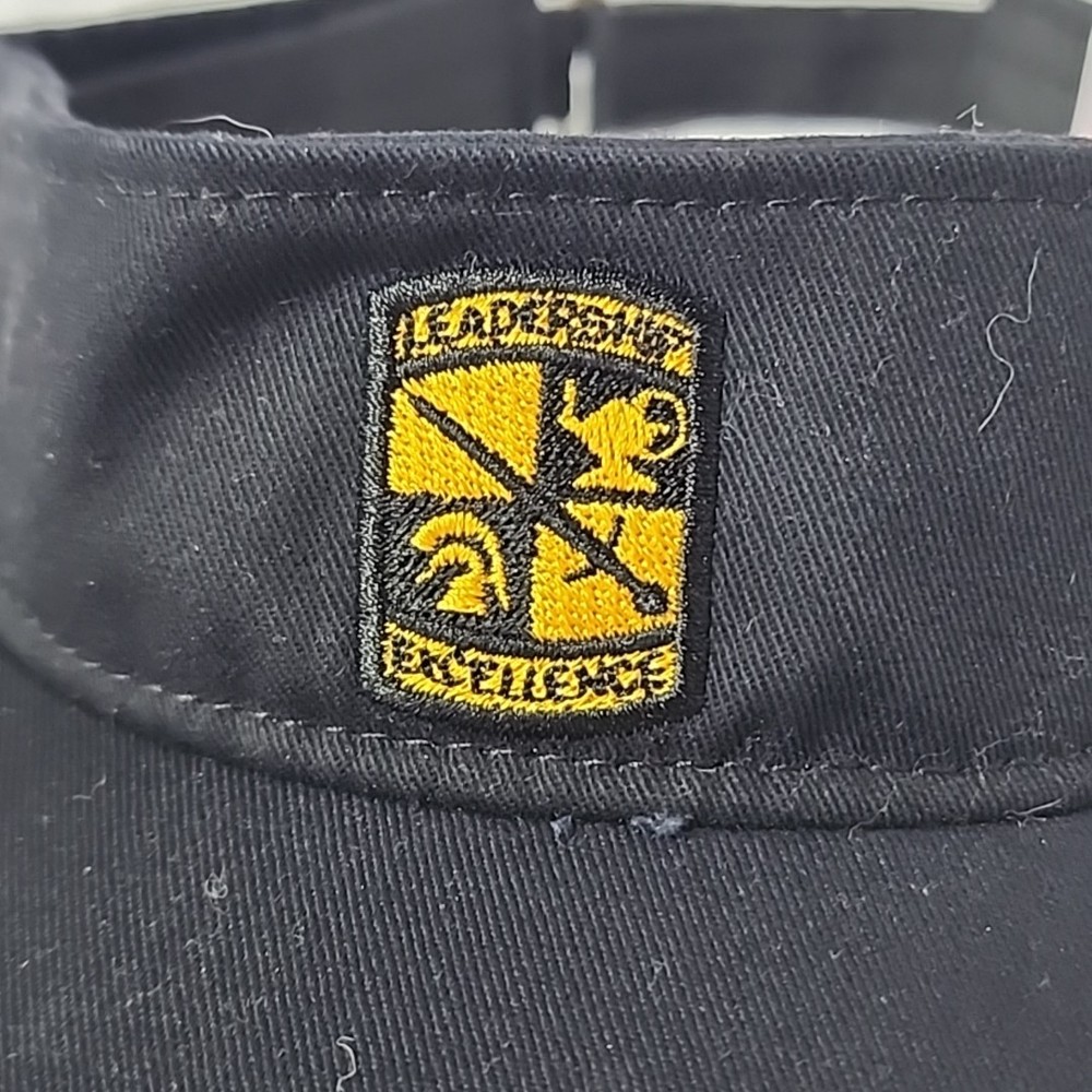 Army ROTC Leadership Excellence Visor Black Yellow Patch