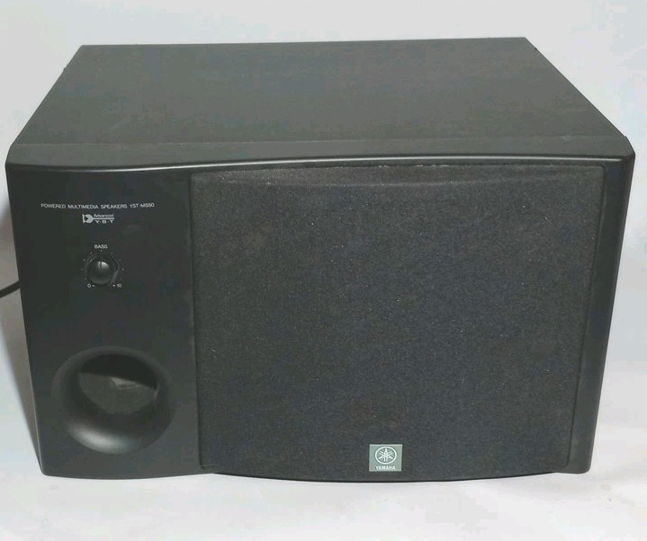 Yamaha YST-MS50 Powered Subwoofer Computer Speaker System Component Black