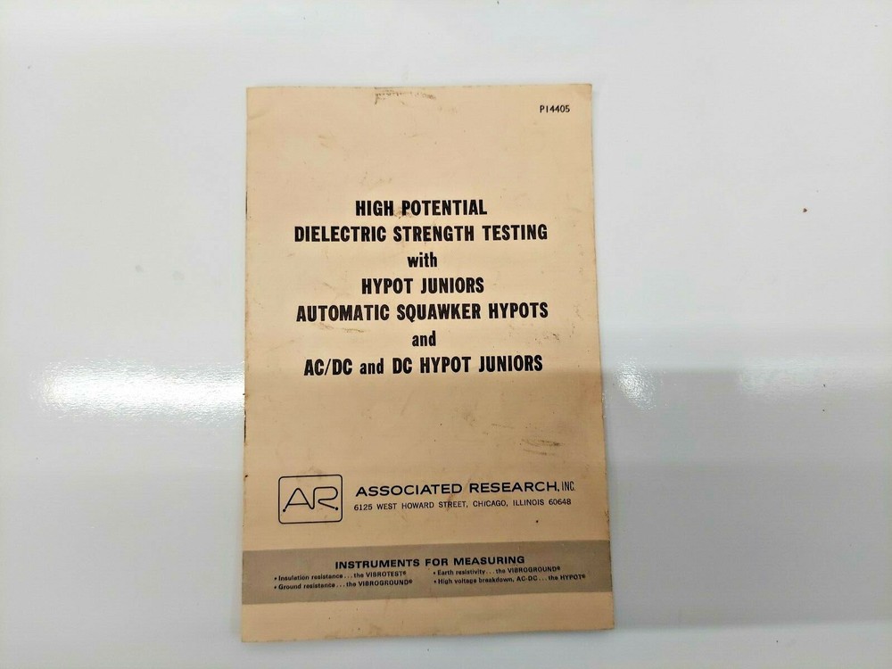 Associated Research 404 Hypot BR