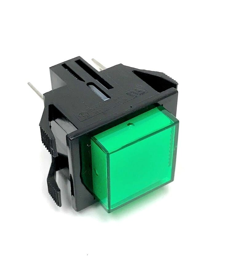 CHALLENGE SWITCH, PUSH BUTTON ( GREEN ) NOS, OEM P/N: E-1045-4