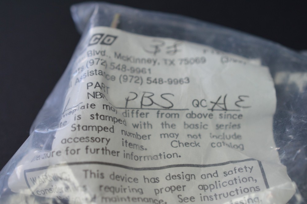 Dynamco PBS valve