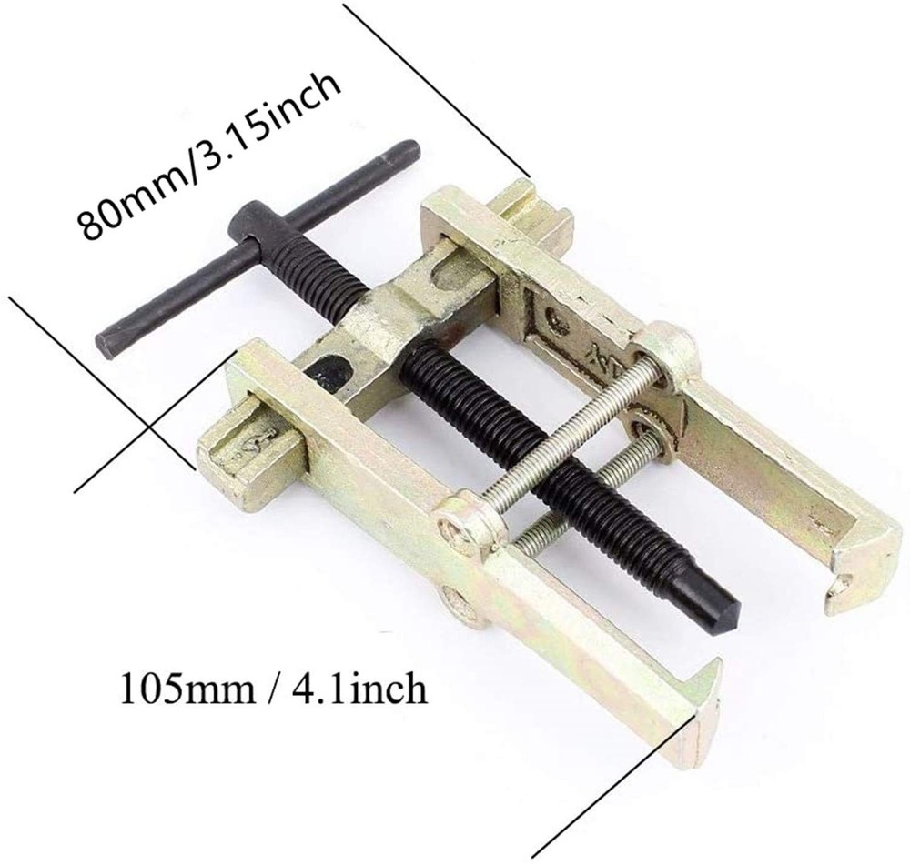 Adjustable 2-Jaw Gear Puller Motorcycle Car Auto Removal Tool Kit for Gears, ...