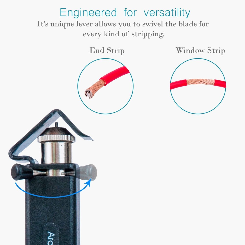 Round Cable Stripper – With Adjustable Cutting Depth – For Circumfer