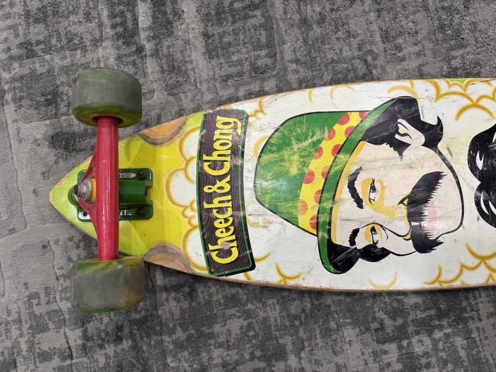 Cheech & Chong Pinner Tail Cruzer longboard