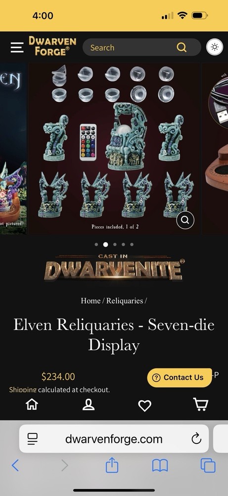 dwarven forge Reliquary Elven