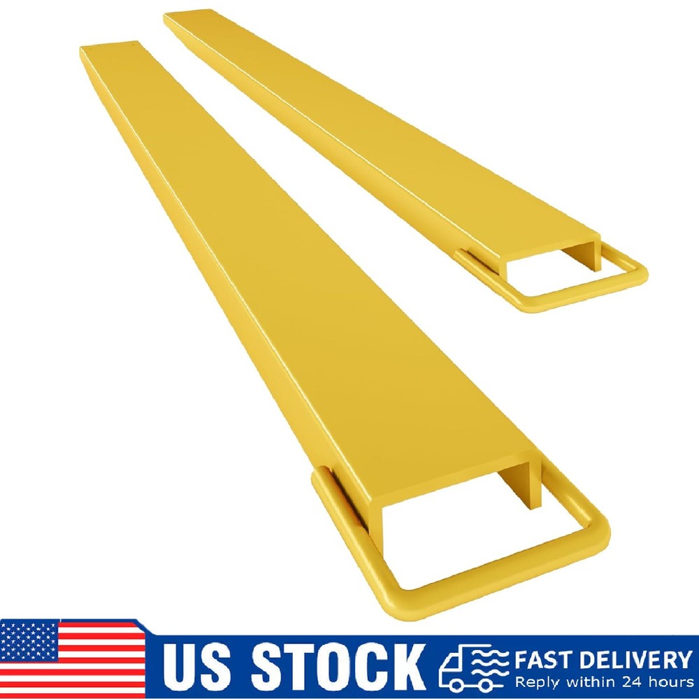 Pallet Forklift Extensions, 72"x4.5" Fork Extensions Heavy Duty Fork Extensions