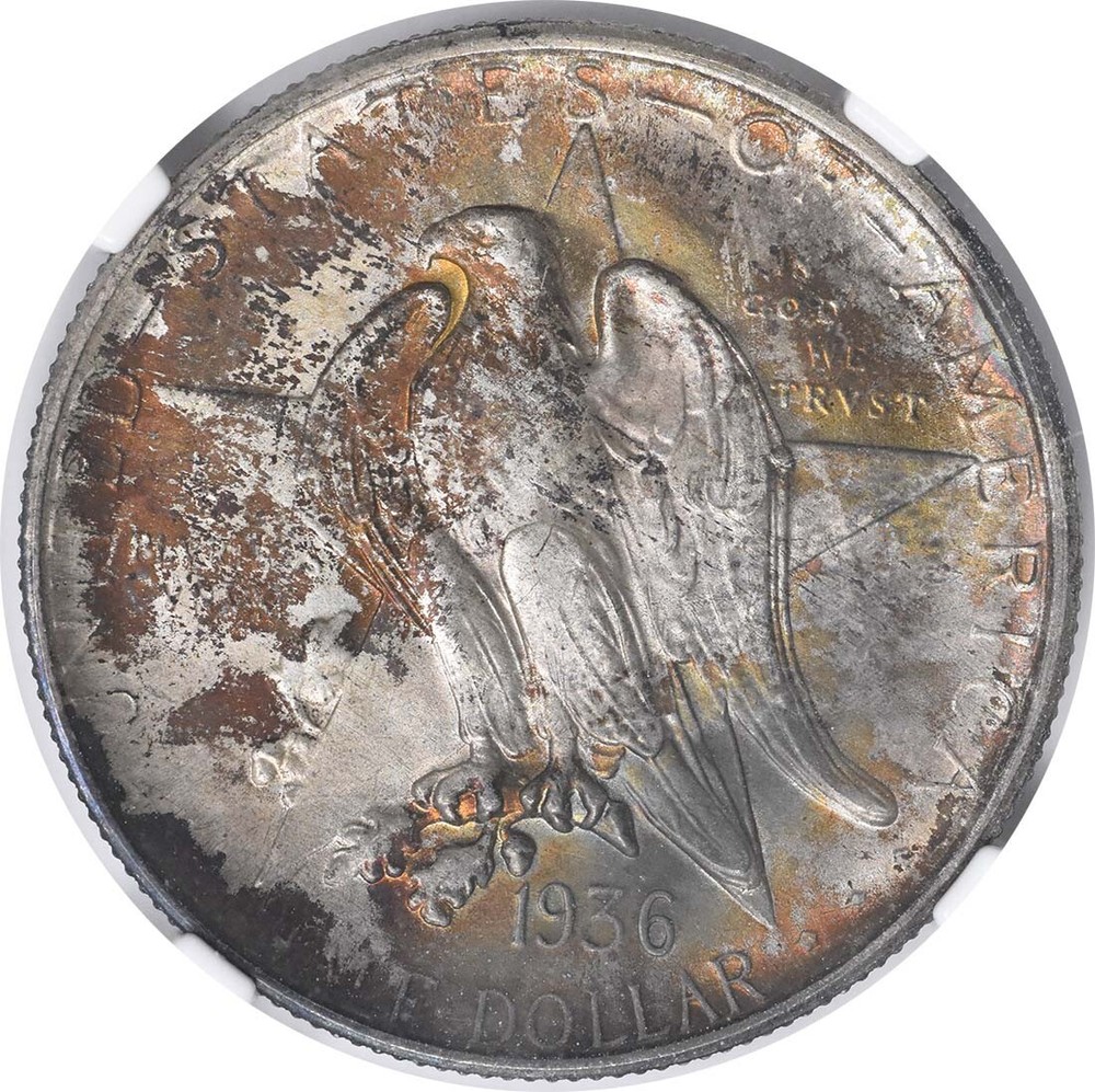 Texas Commemorative Silver Half Dollar 1936-D MS67 NGC