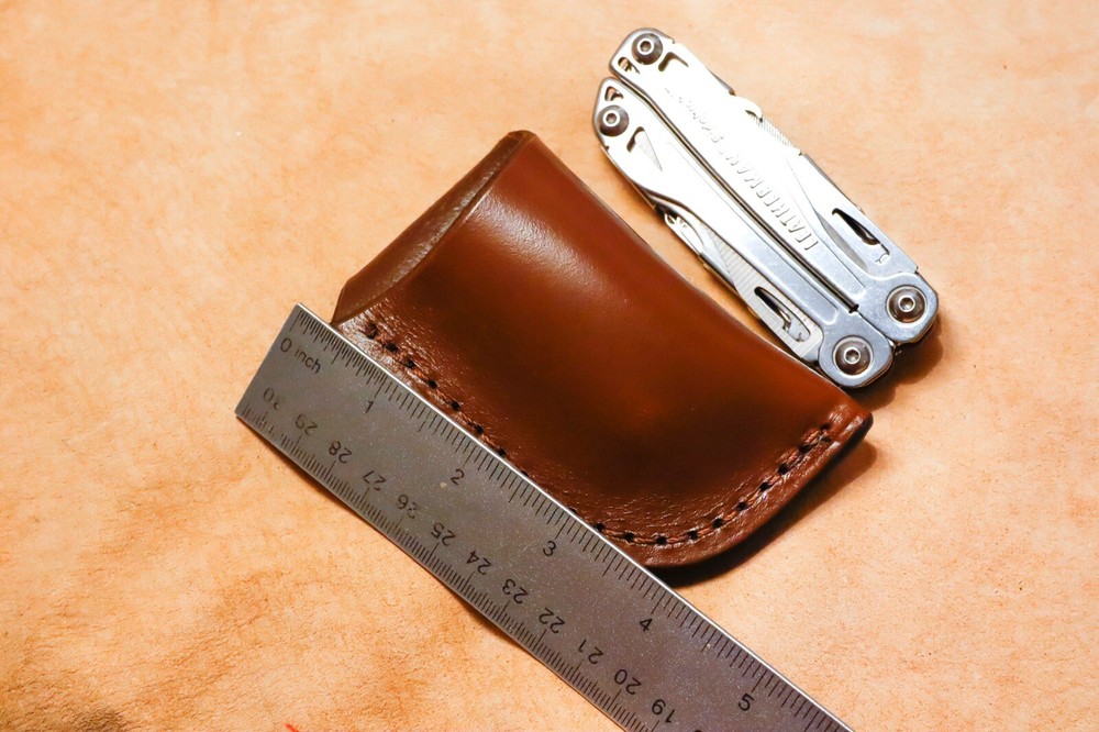 Custom Leather Sheath/Case for Leatherman Wave, Sidekick, Wingman