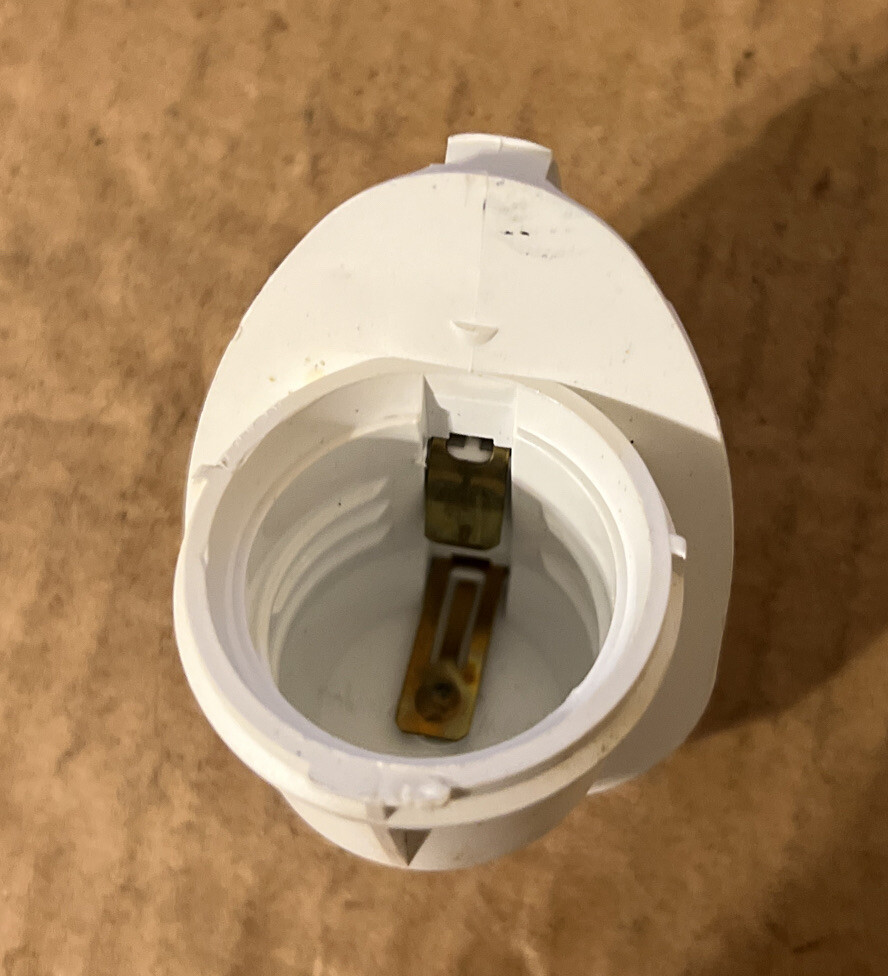 4387478 Whirlpool Kenmore Refrigerator Light Socket (White)