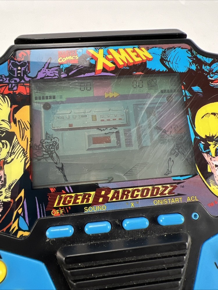 X-Men Handheld Tiger Barcodzz 1994 Marvel Working