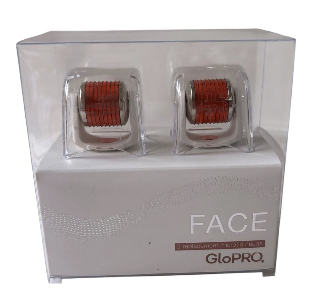GloPro Replacement Microtip Face Heads Brand New IN Box 2 Pcs
