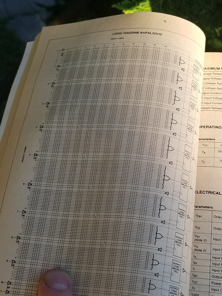 VINTAGE DATA BOOK ELECTRIC MANUAL PROGAMMABLE ARRAY LOGIC