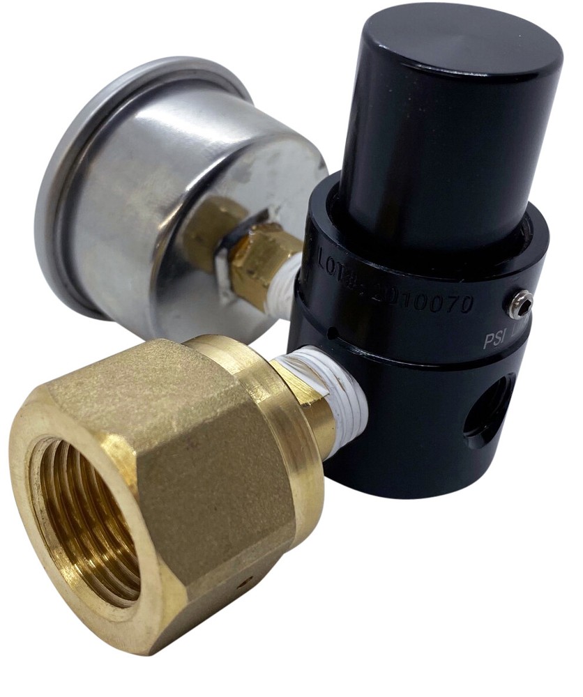 Co2 Air Shifter Compact Mini Aluminum Fixed Regulator 200 PSI